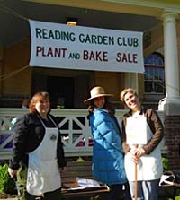 RGC members working the plant sale
