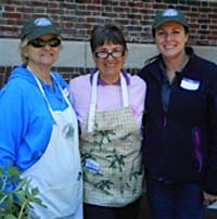 RGC members working the plant sale